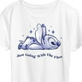 thumbnail image 3 of Disney - Lilo & Stitch - Go With The Flow - Women's Short Sleeve Graphic T-Shirt, 3 of 5