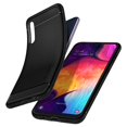 thumbnail image 2 of Funda Rugged armor para Samsung galaxy A50 Matte black Spigen Spiggen original, 2 of 2