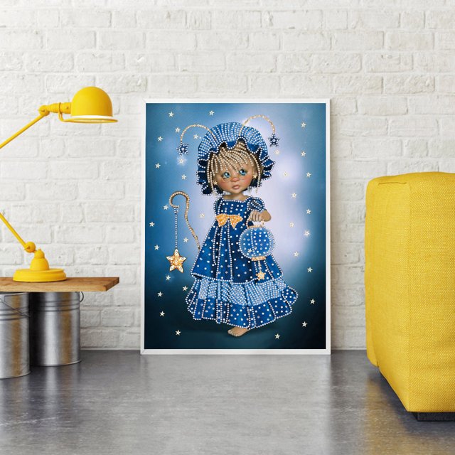 Cuadros Decorativos Kit de pintura de diamantes Chica Elf Sprite 5D Imagen especial parcial de diamantes de imitación Sywqhk Nuevos Originales