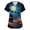 Z001-Blue, variant on Valentine's Day Printed Scrubs Tops for Women Cute Heart Print Short Sleeve Nurse Working Uniforms Cartoon Pattern Tops with Pockets