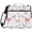 Spring Butterflies and Flowers, variant on Zipper Binder with Shoulder Strap 2 inch 3 Ring Waterproof File Folder Organizer Bag 500 Sheet Turtles and Sea Plants Pattern