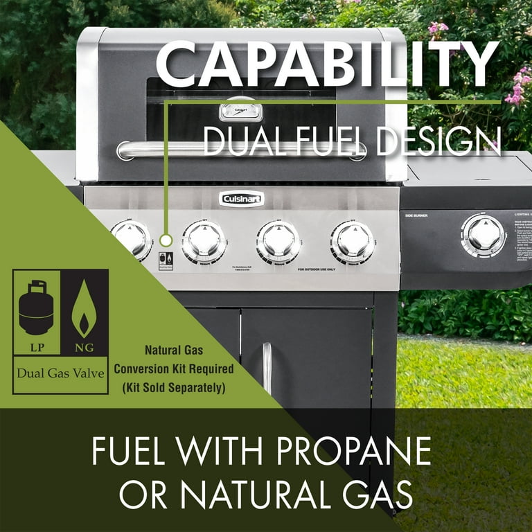 Cuisinart Four Burner Dual Fuel Gas Grill