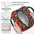 thumbnail image 3 of Fotbe Tomatoes Pattern Lunch Bag, Insulated Lunch Box, Small Leakproof Cooler Food Lunch Containers Reusable High Capacity Lunch Tote Bags for Work, Travel, Outdoor, 3 of 6