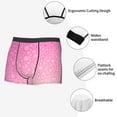 thumbnail image 6 of Fotbe Breast Cancer Pink Ribbons Awareness Men’s Total Support Pouch Boxer Briefs, X-Temp Cooling, Moisture-Wicking Underwear, Regular, Long-leg and Trunk-Large, 6 of 9