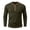 Z30 Army Green, variant on Mifsaly Mens Henley Shirt Ribbed Knit Long Sleeve Casual T-Shirts Colorblock Contrast Trim Slim Fit Fall Winter Undershirt Tops Blue,M
