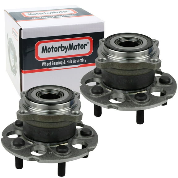 512345 Rear Wheel Bearing Hub Assembly Replacement for 2007-2018 Acura RDX, 2007-2011 Honda CR-V Wheel Hub Assembly [w/5 Lugs, 4WD AWD]-Set of 2