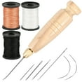 thumbnail image 3 of HLONK Leather Sewing Thread Kit 3-Spool 80 Yards Nylon Waxed Thread and Needle Set Heavy Duty Upholstery Thread, 3 of 10