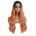 thumbnail image 2 of LHWEN Long Women's Wig - Natural Synthetic Wig Shadow Curly Wig For Women Beauty Salon Straight Hair Fun Lace Wavy Curls Braided Hair Synthetic Hair bohon Perfect for Party Everyday, 2 of 3