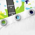 thumbnail image 5 of Music Theme 30%-50% Blackout Curtains Rainbow Tie Dye Curtains & Drapes, Electric Guitar Curtains Hippie Hip Hop Black Out Curtains, Colorful Splash Graffiti Window Drapes Aesthetic Decor, 5 of 6