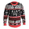 thumbnail image 1 of Suéter Star Wars Para Hombre Diseño Navideño Talla CH Color Negro, 1 of 4