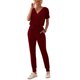 thumbnail image 3 of Women Romper Comfortable Short Sleeve Top Polyester Fabric Waist Down Jumpsuit Machine Washing V Neck  for Daily Wear for Shopping ANGGREK Otros, 3 of 7