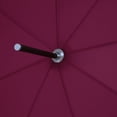 thumbnail image 6 of Knirps A.760 Curved Handle Rain Umbrella for Adults in Violet – 42" Windproof Automatic Open Canopy, Ultra Lightweight Steel Aluminum Frame with Large Button, Rounded Tips, Polyester Case Included, 6 of 7