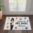 thumbnail image 3 of Teacher Welcome Classroom Door Mat with Crayon Design Back To School Entrance Floor Rug for Educational, 3 of 5
