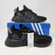 thumbnail image 2 of Men's Adi-das NMD_R1 V2 Boost Shoe / Black Blue Magenta / IE7279 / Multiple Sizes, 2 of 5