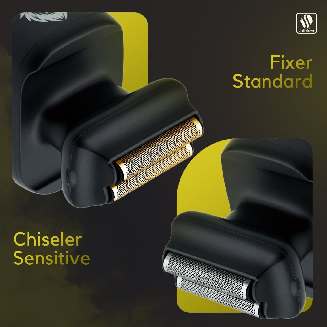 One Lion Gold PRO Foil shaver | Two foil options: Standard and Sensitive included | Verified Seller – Skull Shaver | Refrain From Other Listed Resellers