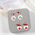 thumbnail image 6 of U8MO 30x Cute Enamel Sweet Heart Flower Strawberry Charms Pendants for Jewelry Making, 6 of 6