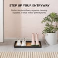 thumbnail image 3 of Natural & Recycled Rubber Boot Tray with Tan Coir Insert, 3 of 8