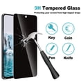 thumbnail image 3 of [2+2 Pack]For Moto G Stylus 2023 (4G) Screen Protector,Sensor Protection,Case Friendly Privacy Tempered Glass Film[9H Hardness] for Moto G Stylus 2023 (4G), 3 of 5