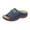 Blue_001, variant on Domuza Womens Orthopedic Wedge Sandals, Arch Support Wide Width Open Toe Slip On Platform Shoes, Fashion Metal Buckle Comfortable Summer Beach Casual Walking Footwear Brown 10(EU-43)