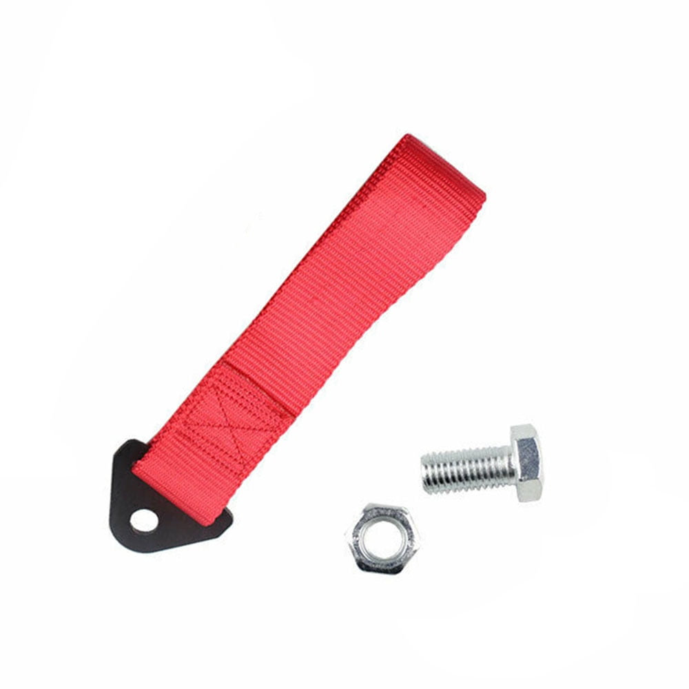 Car Tow Towing Strap Belt Hook Trailer Rope Bumper Universal Racing