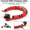 thumbnail image 5 of Serpent Électrique Jouet Intelligent Détection Serpent Chat Jouet avec USB Rechargeable Serpent Jouet pour Chats Serpent Jouet Se Déplace Serpent pour Chat 40cm, 5 of 5