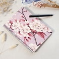 thumbnail image 4 of Spiral Notebook,Double-Wire Spiral College Lined Journal Notebook for Study and Notes,100 Pages,5.71x 8.26 in - Cherry Blossom Pattern on a Light Purple Background, 4 of 7