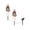 B, variant on Solar Powered Halloween Floor Lights, Waterproof Garden Lamp, Ambient Patio Lighting, Practical Decor for Outdoor Yard, Party Venue and Spooky Festival Scene Layout, A