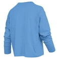 thumbnail image 3 of Women's Pressbox Carolina Blue North Carolina Tar Heels Motley Boxy Waist-Length Long Sleeve T-Shirt, 3 of 3