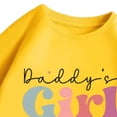 thumbnail image 6 of SDNall Girls Letter Print T Shirt, Crew Neck Cotton Tops, Girl Casual Short Sleeve Tees, Graphic Summer Shirts Sizes 2-12 Years, 6 of 7