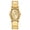 Gold, variant on Gold Quartz Watch for Men Luxury Classic 3ATM Waterproof Wrist Watches with Stainless Steel Oval Case and Band-Birthday Gifts Present-Sunray Gold Dial