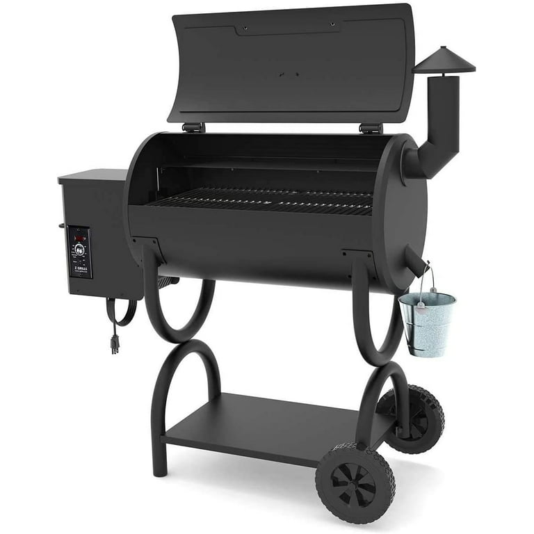 ZPG-550B Wood Pellet Grill BBQ Smoker Digital Control - Black - Z Grills