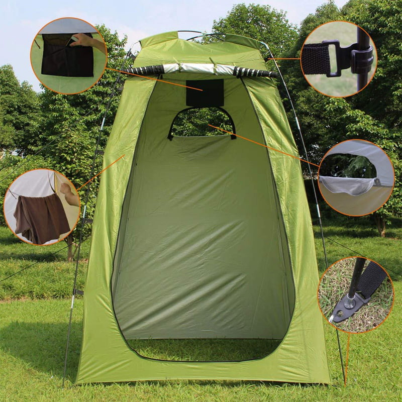 Single Layers Portable Outdoors Camping Tents Showers Bath Four-seasons Tent New 