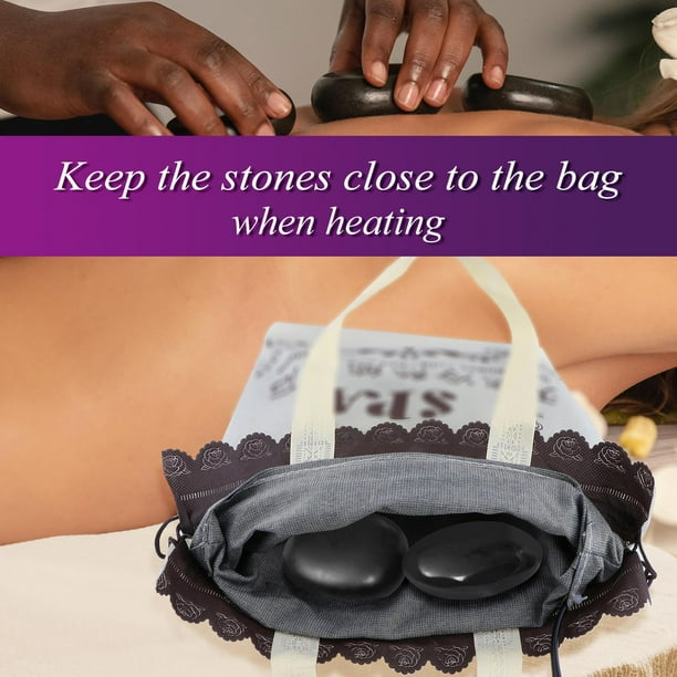Portable Massage Warmer Bag Electric Spa Hot s Massager and er Massaging Rocks ing Bag for 16pcs s