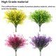 thumbnail image 2 of Ounissouiy 2X flores artificiales plantas de imitación decoración de jardín hogar jardines porches ventanas al aire libre flores falsas racimos Decoración Blanco verde Ounissouiy HA084370-02, 2 of 6