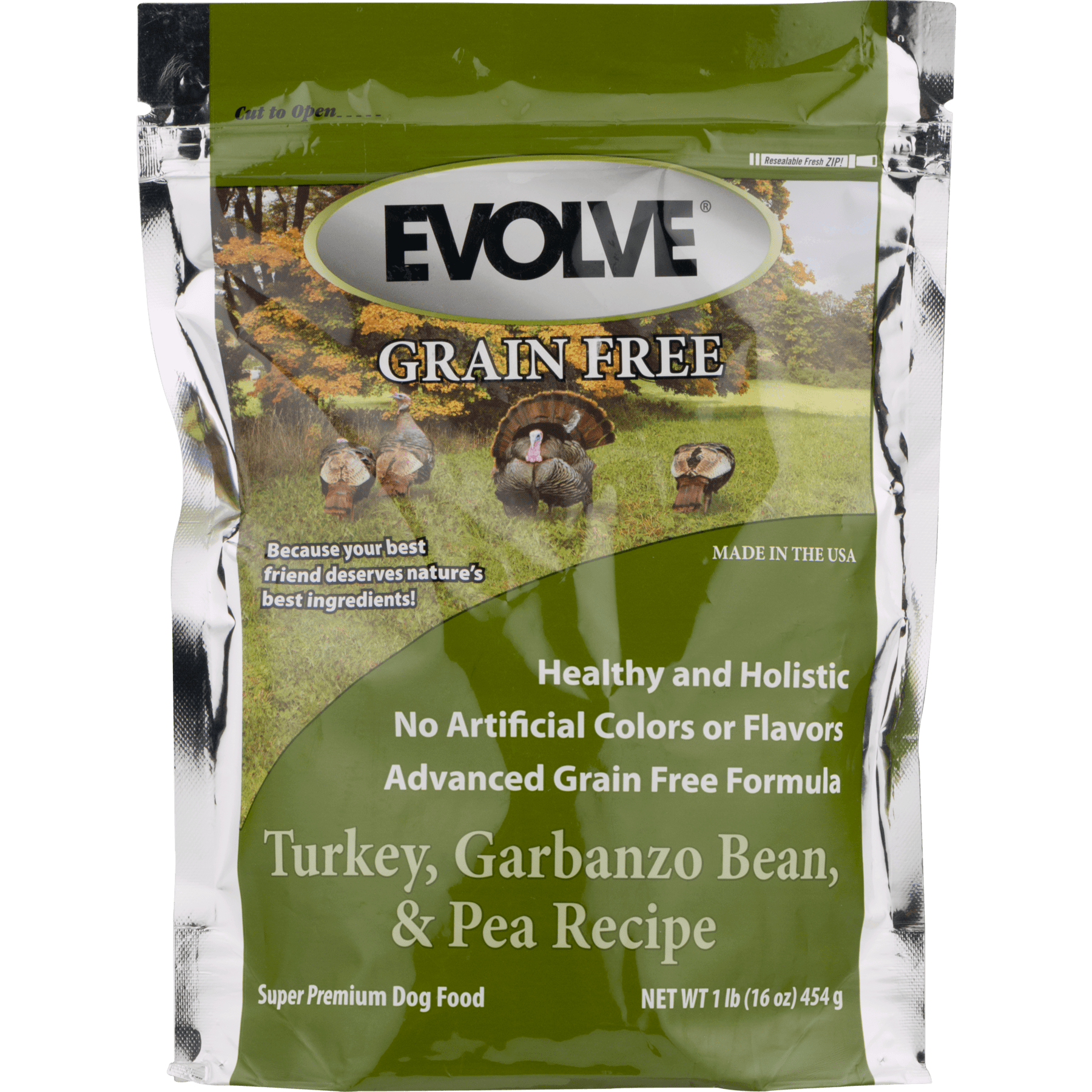 evolve turkey garbanzo bean and pea