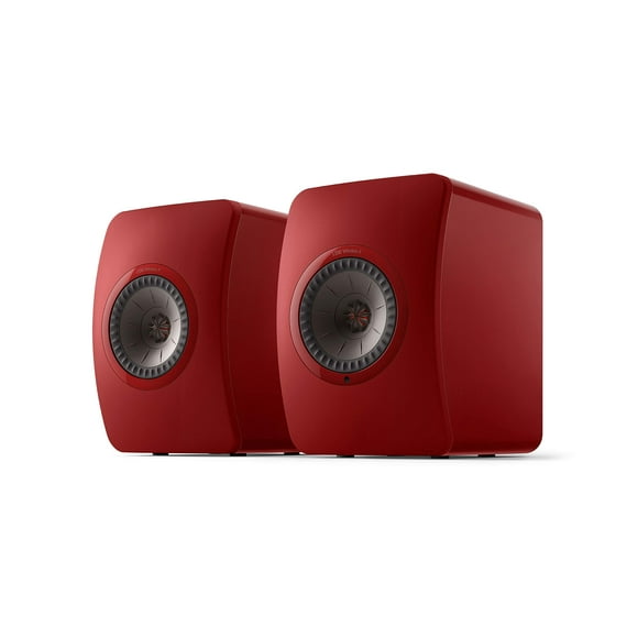 Altavoces de estantería autoamplificados KEF LS50 Wireless II - Par (rojo carmesí)
