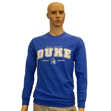 - Duke Blue Devils Long Sleeve T-Shirt 100% Cotton