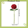 thumbnail image 4 of Artificial Hydrangea Stem - Large Embroidered Fabric Flower for Wedding Centerpiece, Home Vase, DIY Bouquet, No Fade, 4 of 6