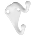 thumbnail image 2 of National Hardware N248-369 V160 Coat/Hat Hooks in White, 2 pack, 2 of 9