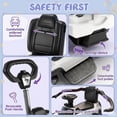 thumbnail image 5 of iYofe Toddler Push Car with Parent Handle, Licensed Ford Bronco Raptor 3-in-1 Ride on Toys for Toddlers with Music, Horn, Under Seat Storage, White, 5 of 8