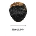 thumbnail image 2 of Short Wig Color Bleaching And Dyeing Bangs Short Curly Hair, 2 of 2