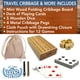 thumbnail image 2 of Set de juego de mesa Cribbage WE Games Travel con almacenamiento y bolsa, 2 of 9