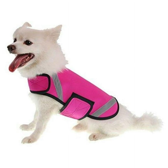 Extreme Neoprene Multi-Purpose Protective Shell Dog Coat, Pink - Medium
