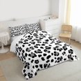 thumbnail image 3 of Feelyou Polkadots Teen Queen Comforter Set, Leopard Cheetah Print Bedding Set, 3pcs, 3 of 8