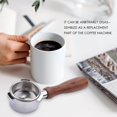 thumbnail image 4 of 54MM Stainless Steel Coffee Machine Bottomless Filter Holder Portafilter Wooden Handle Professional Accessory, 4 of 10