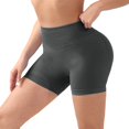 thumbnail image 4 of xfsWaSs High Waisted Yoga Shorts for Women Soft Workout Running Athletic Gym Shorts Solid Color Comfort Seamless Sports Biker Shorts, 4 of 4