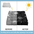 thumbnail image 6 of Astral Solar Meditation Cushion - Dark Aesthetic Floor Pillow for Adults, Supportive PP Cotton Filling, Multipurpose for Yoga & Lounging, 6 of 7