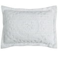 thumbnail image 4 of Better Trends 3 Piece Full/Double Bedspread Set 100% Cotton Chenille Tufted Medallion Pattern Soft & Luxurious Feel, Perfect for Gifting and All Seasons, Machine Washable (White) Rio Collection, 4 of 6