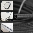 thumbnail image 4 of U Shape Seal Edge Strip Trim with Metal Fit Gap 0.05" to 0.23" Flexible Protector Cars, RVs, Trucks Door and Home Applications Black, 4 of 6