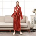thumbnail image 1 of Camisón de franela grueso y alargado para parejas, serie de vellón de otoño e invierno, pijama de talla grande para mujer, 1 of 6